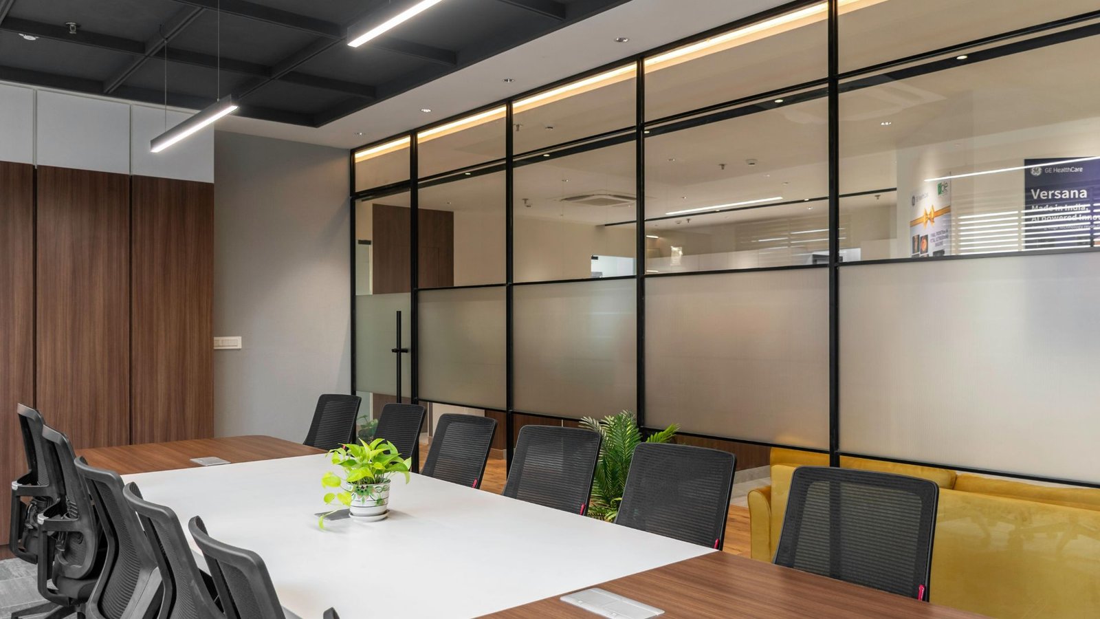 Clean, well-kept office space